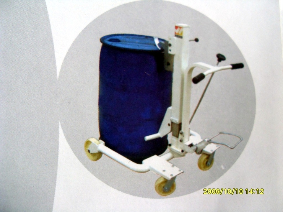 手动液压油桶搬运车 COY0.3D_中国叉车网(www.chinaforklift.com)