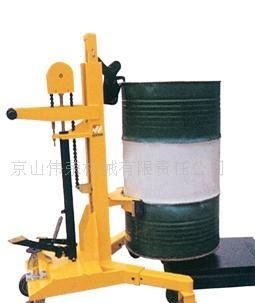手动液压油桶搬运车 COY0.3C_中国叉车网(www.chinaforklift.com)