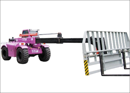 TTH（H）伸缩臂叉装机（液压版） 额定载荷：3--5吨；举升高度：6--10米