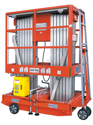 双桅柱式铝合金升降平台 HJPT-02-8