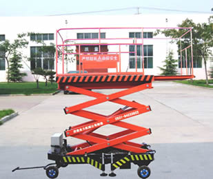 自行伸缩台面式升降机 ZSJY0.3-10