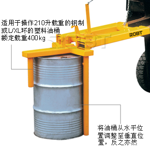 叉车专用油桶夹(可垂直) BT00174