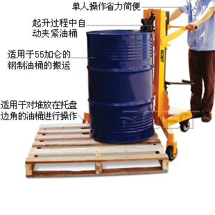 脚踏式快速型油桶装卸机 BT00190
