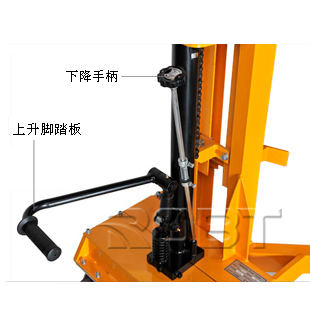脚踏式快速型油桶装卸机 BT00190_中国叉车网(www.chinaforklift.com)