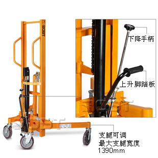 液压式油桶搬运车(支腿可调) BT00193
