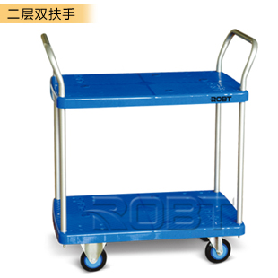 塑料平板手推车(二层) BT00270-000274