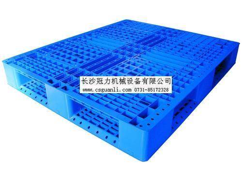 长沙塑料托盘|塑料托盘 1210网格田字内置3根钢管