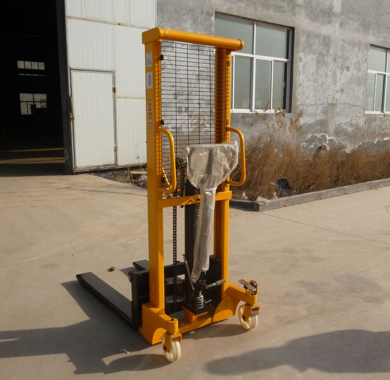 工力手动液压叉车 升高车 堆高车 液压叉车 手动堆高叉车