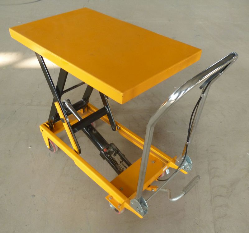 平台车 手动单剪式平台车 手动平台搬运车 搬运设备