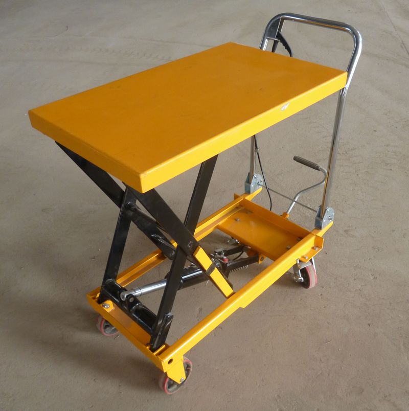 平台车 手动单剪式平台车 手动平台搬运车 搬运设备