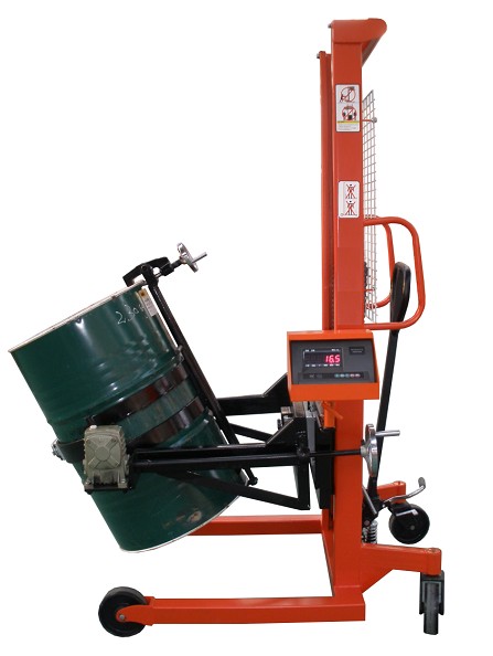 P8-9 供应各种 手电动 油桶搬运堆高倒料车 可选配电子称 普通/防爆 DS300/DSW300