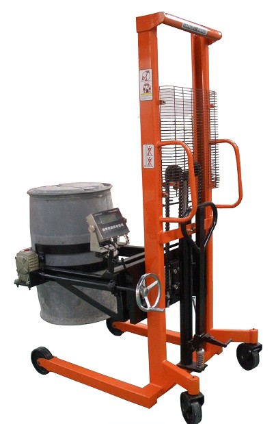 P8-9 供应各种 手电动 油桶搬运堆高倒料车 可选配电子称 普通/防爆 DS300/DSW300