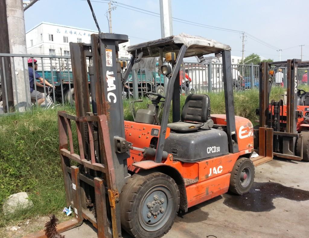 二手江淮三吨内燃叉车 CPCD30