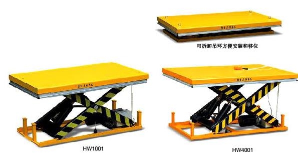 无锡大隆HW标准型电动升降平台_中国叉车网(www.chinaforklift.com)