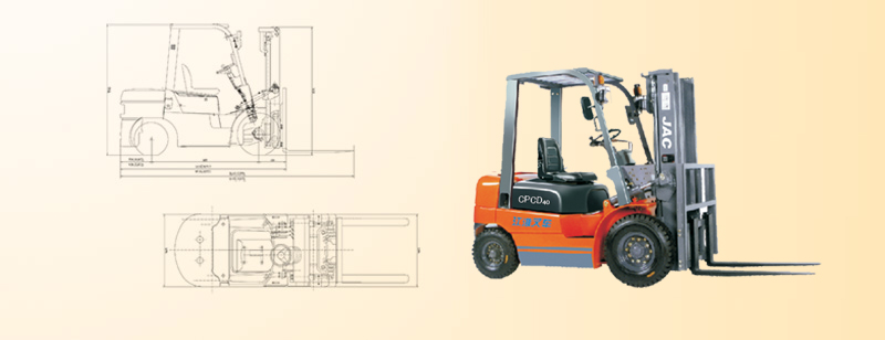 JAC全自动内燃式叉车 CPCD40