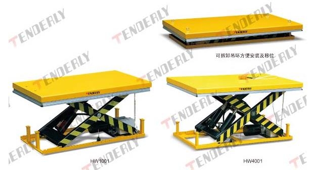 无锡泰得力:标准型电动升降平台 HW1001_中国叉车网(www.chinaforklift.com)