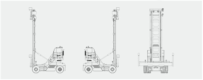 迪凯重装叉车迪凯CY90K71重箱内燃集装箱平衡重叉车 迪凯CY90K71