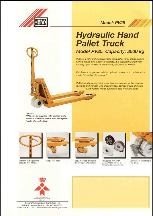 丹麦原装BV手唧车 BV25