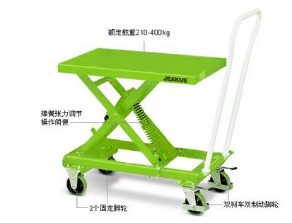 弹簧自重式平台车 JK8791_中国叉车网(www.chinaforklift.com)