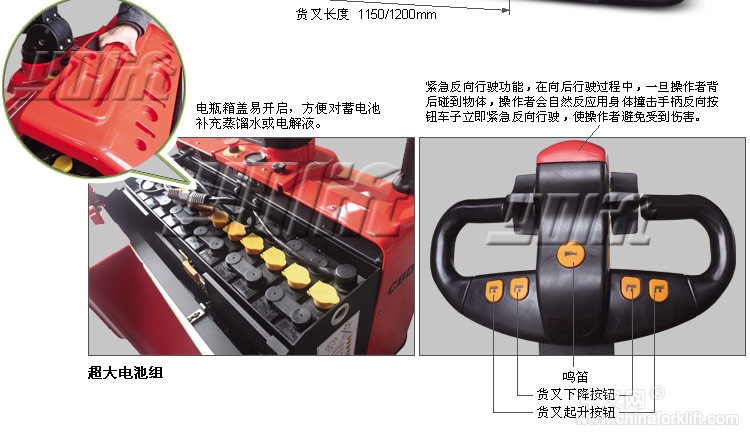 yolift站驾式全电动搬运车 YL42115