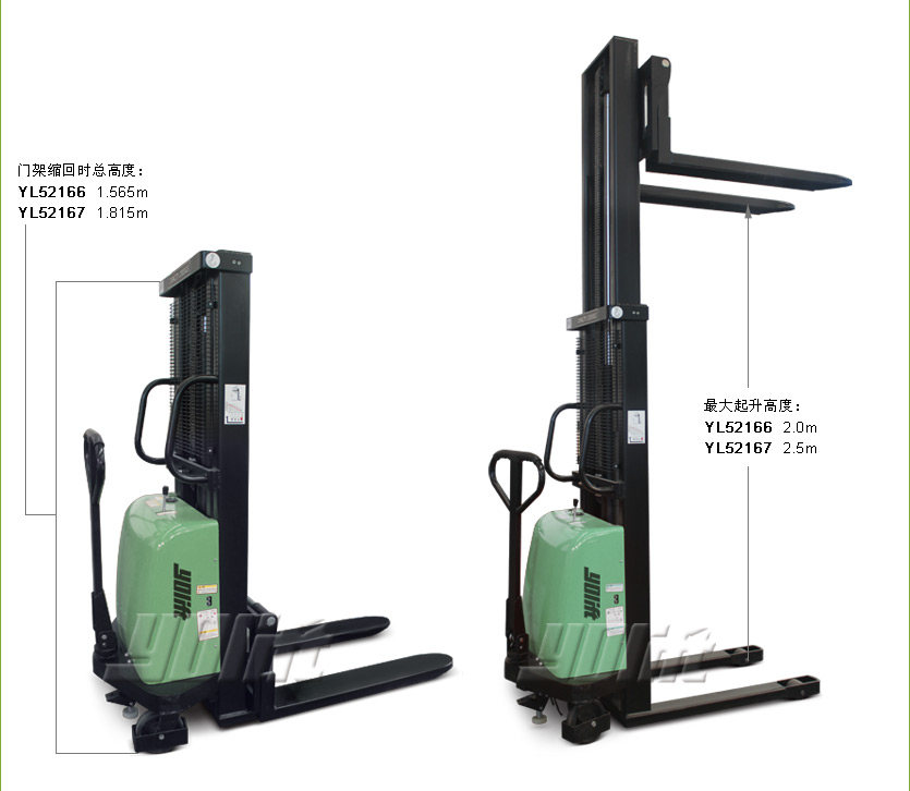 重型半电动堆高车