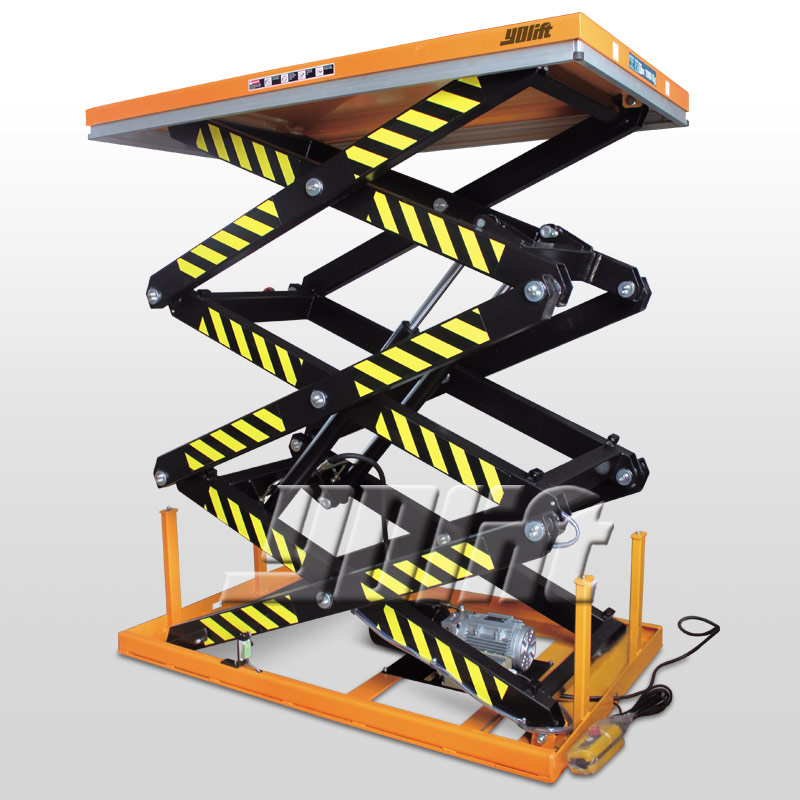 三剪叉固定电动升降平台