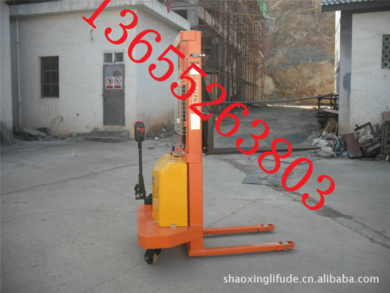 1吨升高1.6米半电动液压升高车 电动堆垛车 电动堆高车 电动叉车 CDS