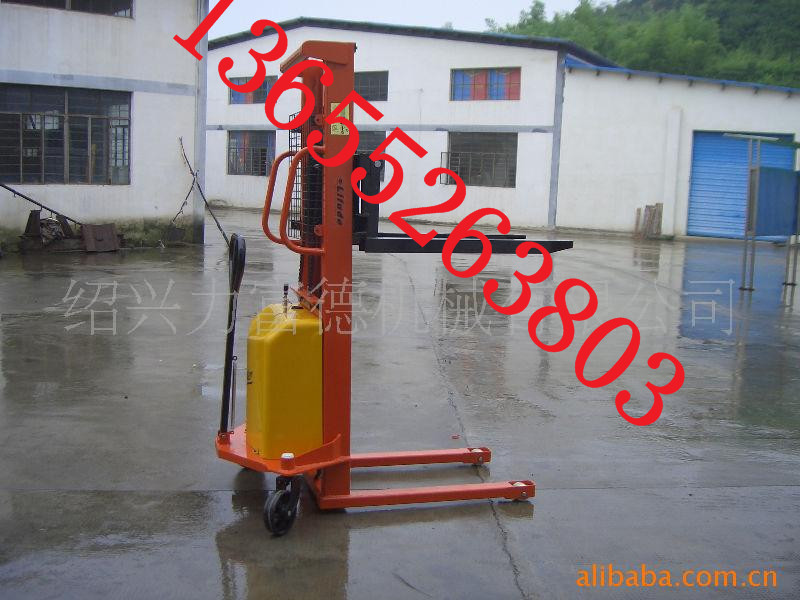 厂家直销 1吨1.6米半电动堆高车 半电动升高车 一台起批 CDS