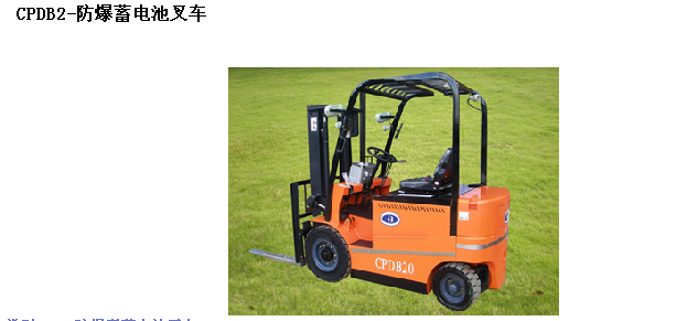 霸特尔CPCB25防爆内燃平衡重叉车 CPCB25H