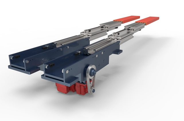 伸缩式货叉 汽车冲压伸缩式货叉Ares 40