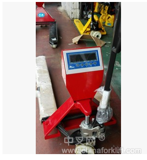 珠海中山电子称搬运叉车 半电动叉车 堆高车 HPW2000