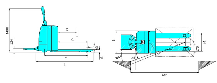 南通全电动托盘叉车