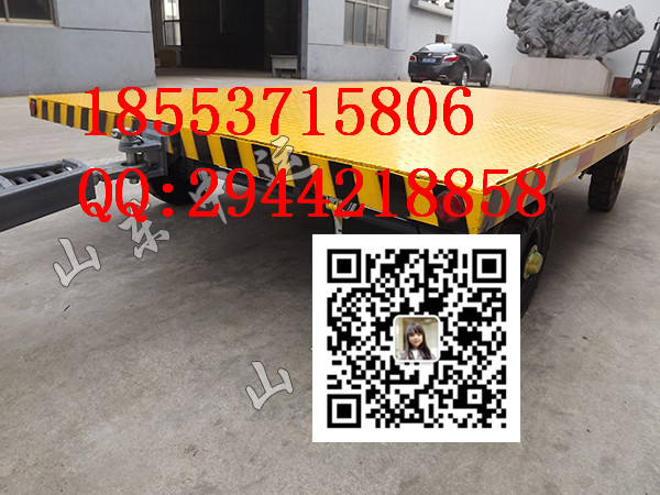 3T带车尾灯平板拖车图片价格