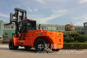 供应国产大型35吨叉车报价钢铁钢材石头石材350型35吨叉车价格 HNF-350