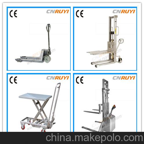 不锈钢手动推高车 CSY1016