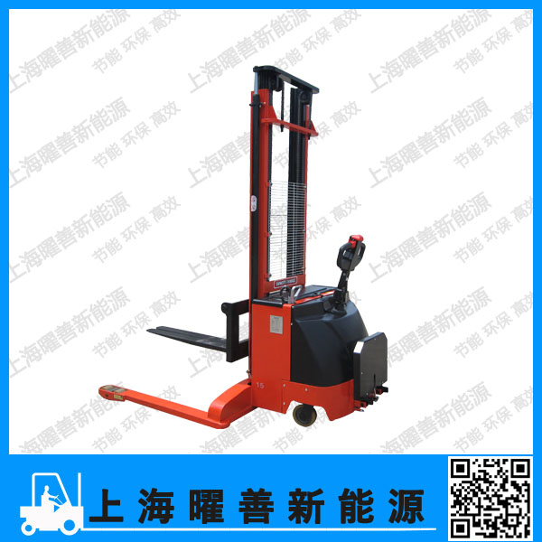 晋州经销半电动宽支腿电动堆高车 CDD10SS(W)