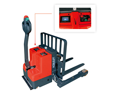 浙江诺力 磁导航跨骑托盘车式AGV