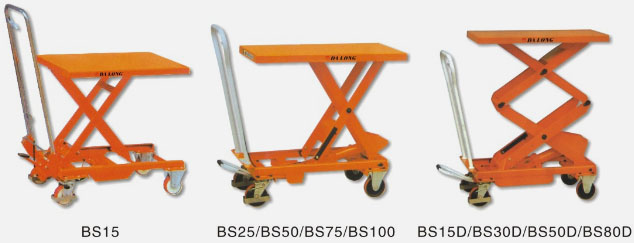 无锡大隆 BS系列重型脚踏式升降平台车