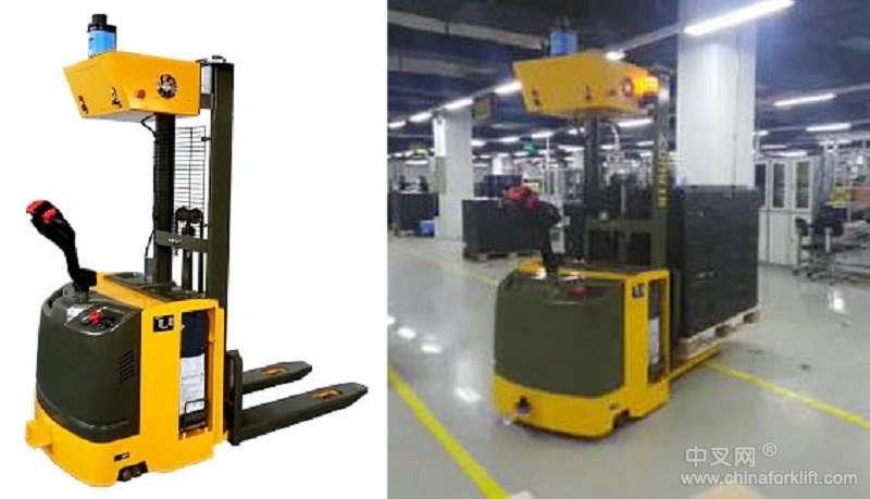 标准插腿堆垛式叉举AGV激光叉车