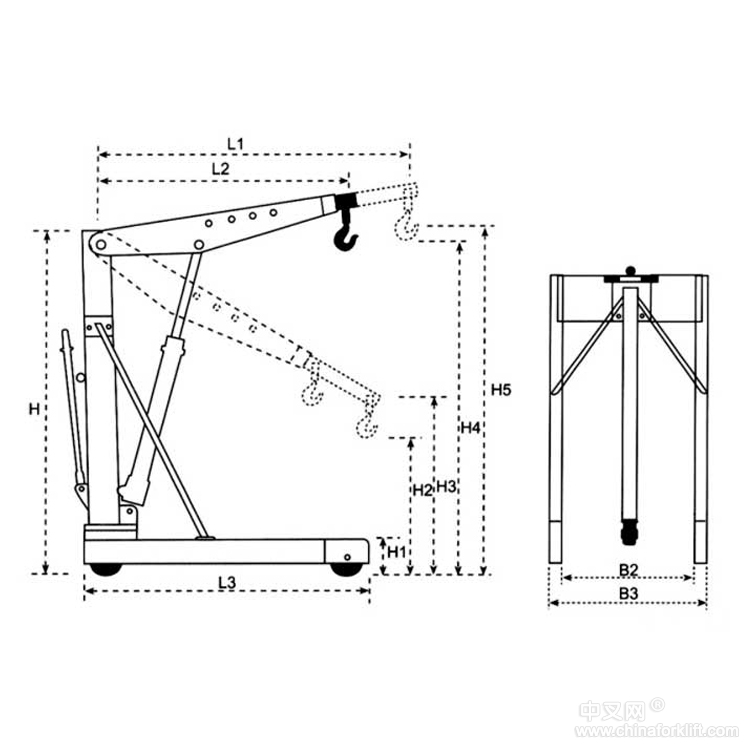 BAYOO/拜优单臂吊机,欧式单臂吊 BLY30035