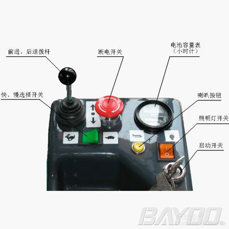 BAYOO/拜优迷你型电动叉车,小型电动叉车 BHY20202