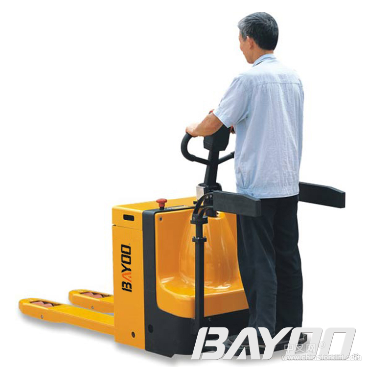 BAYOO/拜优踏板式全电动托盘搬运叉车,全电动搬运车 BHY10078