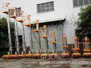 铝合金升降机（单桅柱）平台什么品牌好