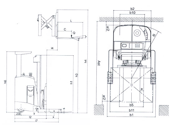 站驾前移式叉车 SC405515