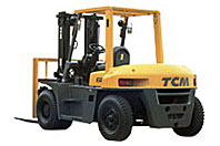 TCM J系列5吨柴油平衡重充气胎车轮叉车 FD50Z8_中国叉车网(www.chinaforklift.com)