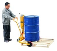 无锡虎力DTW250型0.25吨液压式油桶搬运车 DTW250_中国叉车网(www.chinaforklift.com)