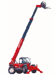 广州天力:法国曼尼通MT 12-17系列3.3吨-4.5吨四驱超高伸缩臂叉车 MT