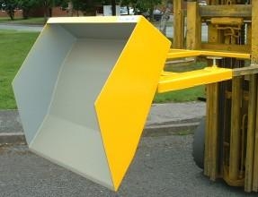 Contact Poweriser：Forklift Tipping Bucket Attachmemt_中国叉车网(www.chinaforklift.com)