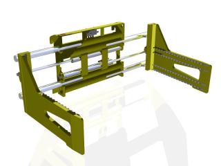 SMC Bale Clamps With Thin Blade