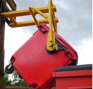 Forklift Wheelie Bin Handler